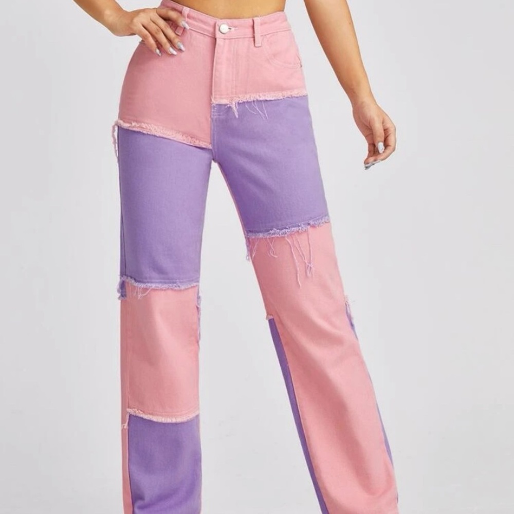 Wide leg jeans